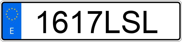Numer rejestracyjny 1617LSL posiada FIAT 500X