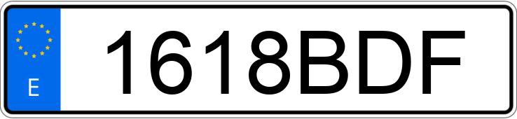 Numer rejestracyjny 1618BDF posiada SEAT TOLEDO Numer rejestracyjny 1618BDF posiada SEAT TOLEDO