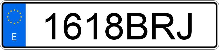 Numer rejestracyjny 1618BRJ posiada NISSAN ALMERA