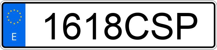 Numer rejestracyjny 1618CSP posiada FIAT PANDA