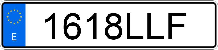 Numer rejestracyjny 1618LLF posiada VOLKSWAGEN PASSAT