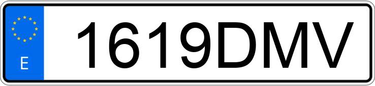 Numer rejestracyjny 1619DMV posiada RENAULT LAGUNA
