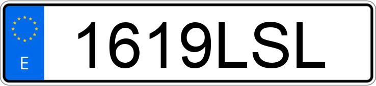 Numer rejestracyjny 1619LSL posiada MERCEDES G (463)
