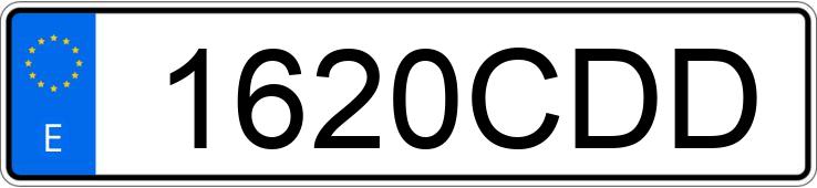 Numer rejestracyjny 1620CDD posiada AUDI S3