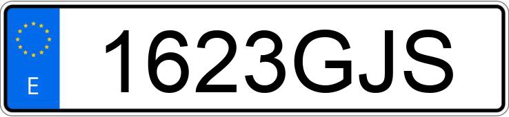 Numer rejestracyjny 1623GJS posiada KIA CARNIVAL