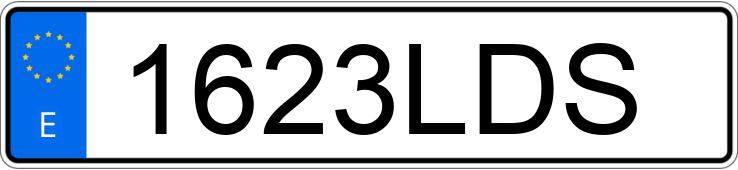 Numer rejestracyjny 1623LDS posiada SUZUKI VITARA