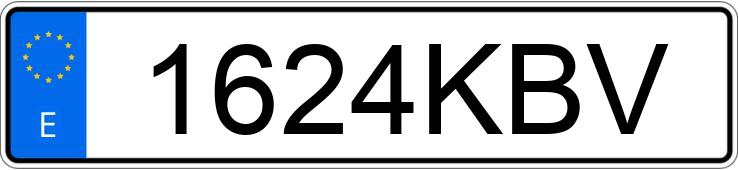 O número de registro 1624KBV tem SEAT IBIZA