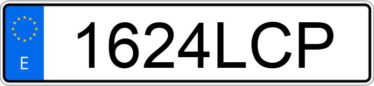 Numer rejestracyjny 1624LCP posiada SEAT IBIZA