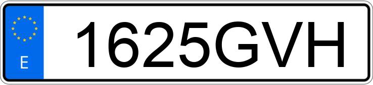 Numer rejestracyjny 1625GVH posiada SEAT IBIZA