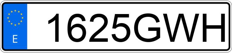 Numer rejestracyjny 1625GWH posiada CITROEN C4 PICASSO 5PZ