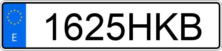 Numer rejestracyjny 1625HKB posiada CITROEN C4 PICASSO 5PZ