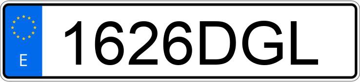 Numer rejestracyjny 1626DGL posiada FORD FOCUS