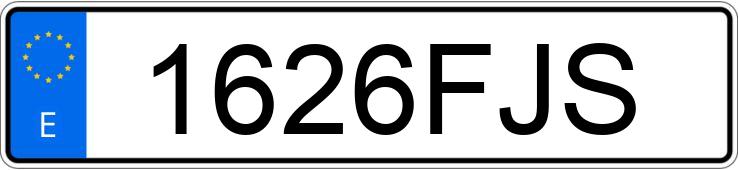 Numer rejestracyjny 1626FJS posiada PEUGEOT 307