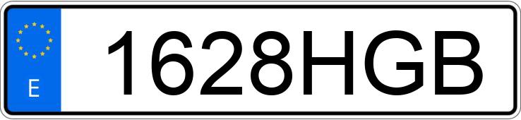 Numer rejestracyjny 1628HGB posiada RENAULT LAGUNA