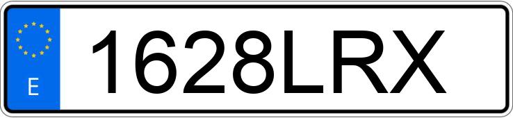 Numer rejestracyjny 1628LRX posiada FERRARI 488