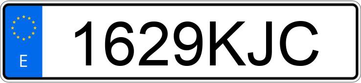 Numer rejestracyjny 1629KJC posiada FORD CUSTOM Numer rejestracyjny 1629KJC posiada FORD CUSTOM