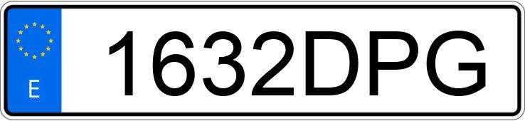 Numer rejestracyjny 1632DPG posiada ALFA ROMEO GT