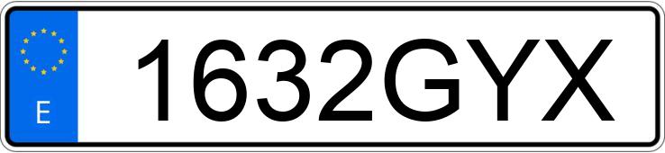 Numer rejestracyjny 1632GYX posiada BMW SERIE 1