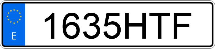 Numer rejestracyjny 1635HTF posiada HARLEY DAVIDSON SPORTSTER