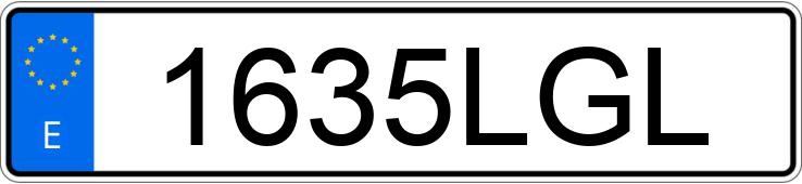 Numer rejestracyjny 1635LGL posiada APRILIA SHIVER