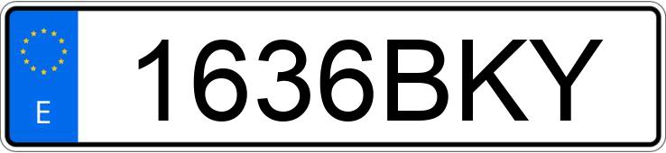 Numer rejestracyjny 1636BKY posiada SEAT LEON