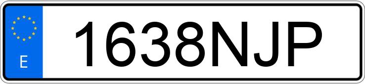 Numer rejestracyjny 1638NJP posiada TOYOTA RAV4 Numer rejestracyjny 1638NJP posiada TOYOTA RAV4