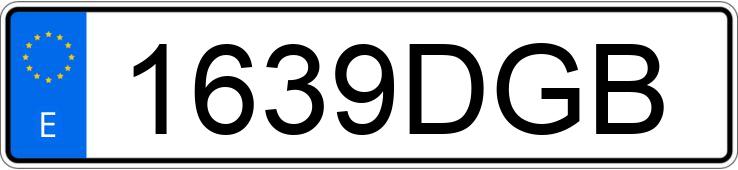 Numer rejestracyjny 1639DGB posiada VOLKSWAGEN CADDY Numer rejestracyjny 1639DGB posiada VOLKSWAGEN CADDY