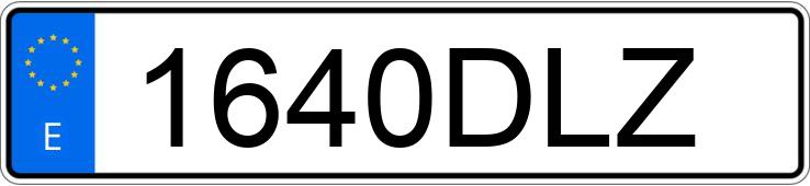 Numer rejestracyjny 1640DLZ posiada TOYOTA COROLLA