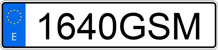 Numer rejestracyjny 1640GSM posiada OPEL ZAFIRA Numer rejestracyjny 1640GSM posiada OPEL ZAFIRA