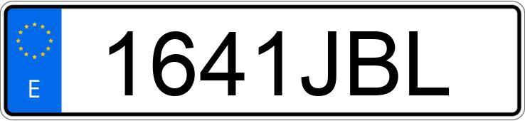 Numer rejestracyjny 1641JBL posiada MERCEDES GL (166)