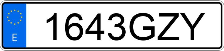 Numer rejestracyjny 1643GZY posiada MERCEDES A (168-169) Numer rejestracyjny 1643GZY posiada MERCEDES A (168-169)