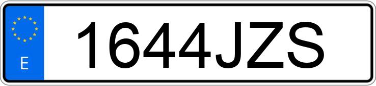 Numer rejestracyjny 1644JZS posiada SKODA FABIA