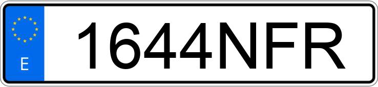 Numer rejestracyjny 1644NFR posiada CHEVROLET-GM CAMARO