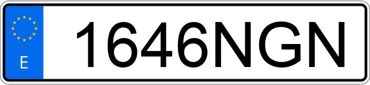 Numer rejestracyjny 1646NGN posiada MERCEDES E (213)