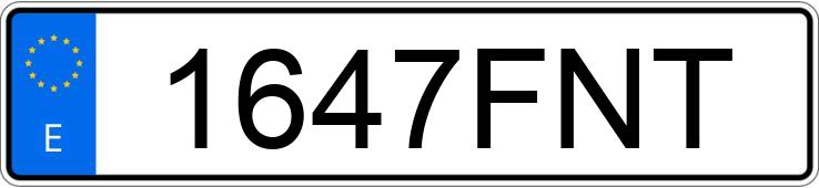 Numer rejestracyjny 1647FNT posiada BMW G Numer rejestracyjny 1647FNT posiada BMW G