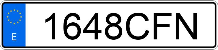 Numer rejestracyjny 1648CFN posiada SEAT LEON Numer rejestracyjny 1648CFN posiada SEAT LEON