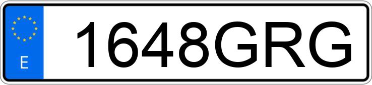 Numer rejestracyjny 1648GRG posiada RENAULT CLIO