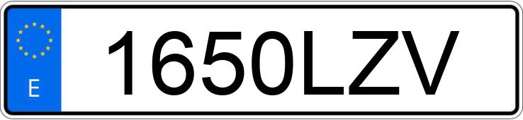 Numer rejestracyjny 1650LZV posiada HYUNDAI I30