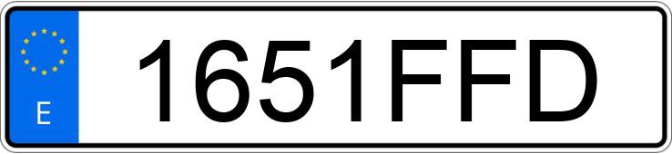 Numer rejestracyjny 1651FFD posiada CITROEN BERLINGO