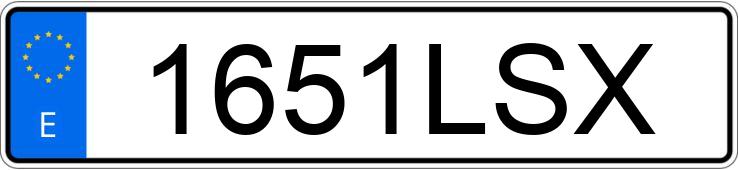 Numer rejestracyjny 1651LSX posiada SEAT LEON