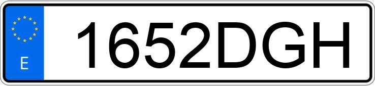 Numer rejestracyjny 1652DGH posiada BMW SERIE 3