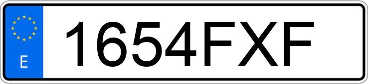 Numer rejestracyjny 1654FXF posiada SEAT IBIZA Numer rejestracyjny 1654FXF posiada SEAT IBIZA