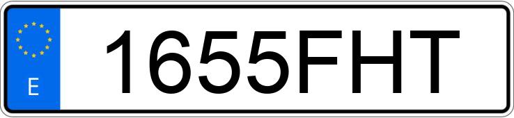 Numer rejestracyjny 1655FHT posiada AUDI A4