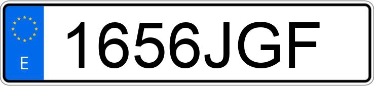 Numer rejestracyjny 1656JGF posiada RENAULT GRAND SCENIC