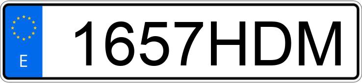 Numer rejestracyjny 1657HDM posiada OPEL INSIGNIA