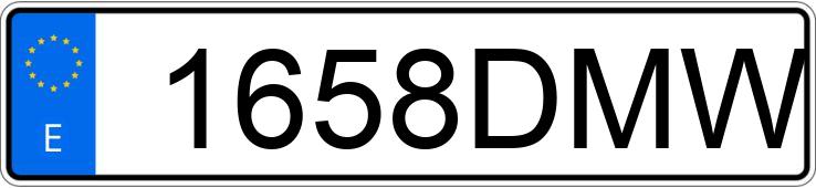 Numer rejestracyjny 1658DMW posiada OPEL VIVARO