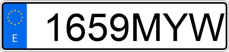 Numer rejestracyjny 1659MYW posiada FORD FOCUS Numer rejestracyjny 1659MYW posiada FORD FOCUS