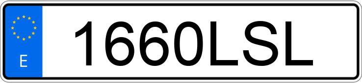 Numer rejestracyjny 1660LSL posiada VOLKSWAGEN PASSAT
