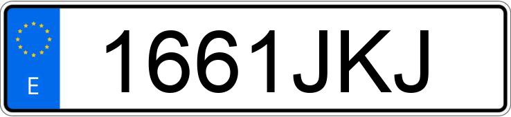 Numer rejestracyjny 1661JKJ posiada PEUGEOT 3008