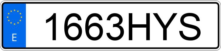 Numer rejestracyjny 1663HYS posiada LEXUS CT 200 H LUXURY